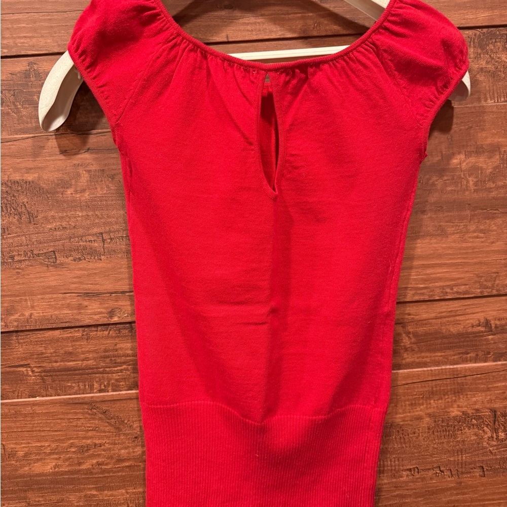Elegant Red Women's Top